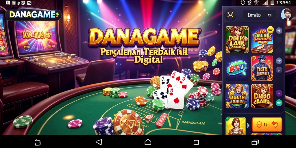 Tampilan gameplay Kasino yang mendebarkan di aplikasi DANAGAME.