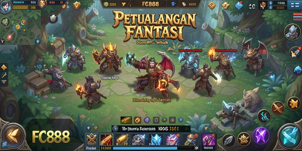 Tampilan gameplay RPG FC888 yang mengasyikkan dan penuh aksi.