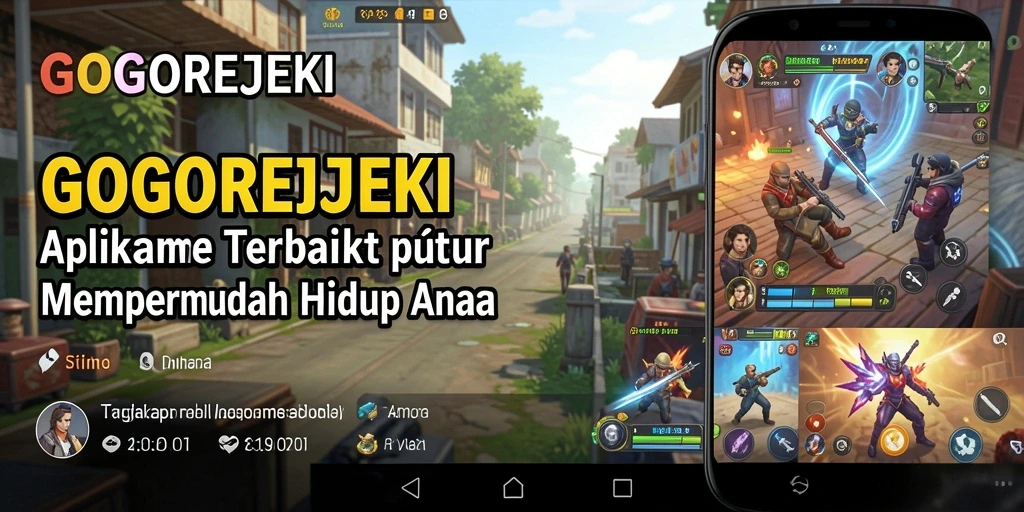 Tampilan antarmuka GOGOREJEKI dengan berbagai fitur Utility.