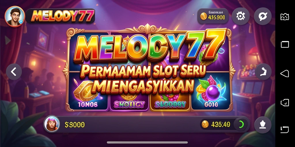 Tampilan gameplay MELODY77 yang memikat dan mendebarkan.