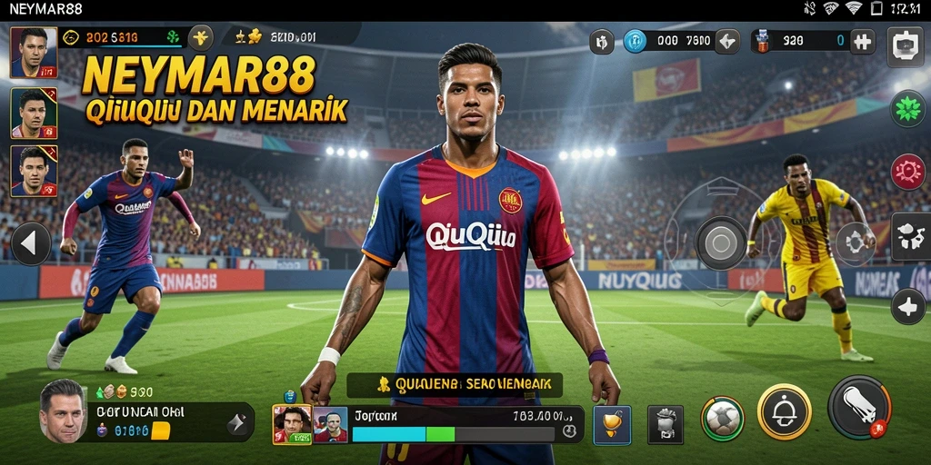 Tampilan gameplay seru dalam NEYMAR88 yang menampilkan QiuQiu.