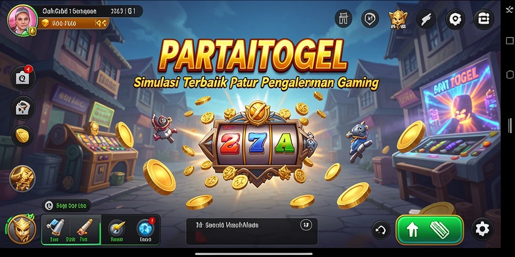 Screenshot menunjukkan interaksi gameplay yang menarik dalam PARTAITOGEL.