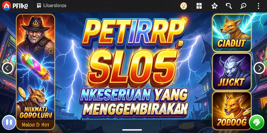 Tampilan menarik dari gameplay PETIRRP yang penuh warna.
