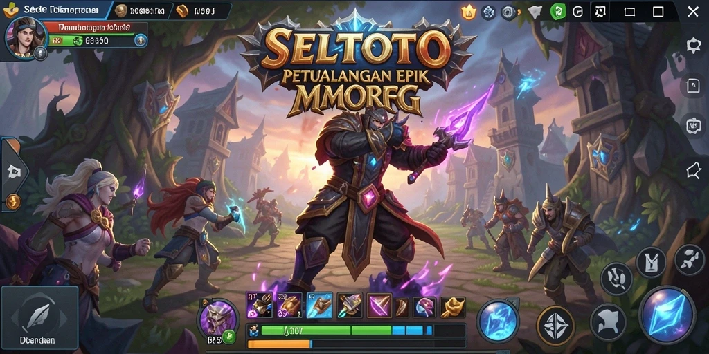 Screenshot gameplay SELTOTO menampilkan aksi seru dalam petualangan MMORPG.