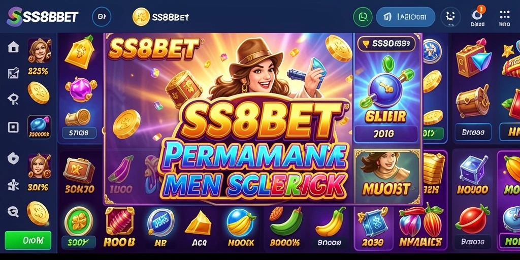Screenshot gameplay SS88BET menampilkan berbagai slot menarik dengan grafis memukau.