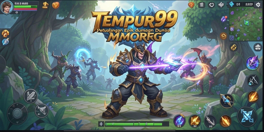 Gameplay epik TEMPUR99 dalam dunia MMORPG yang menakjubkan.