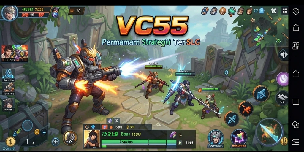 Tampilan menarik dari gameplay mendebarkan VC55 yang penuh strategi.