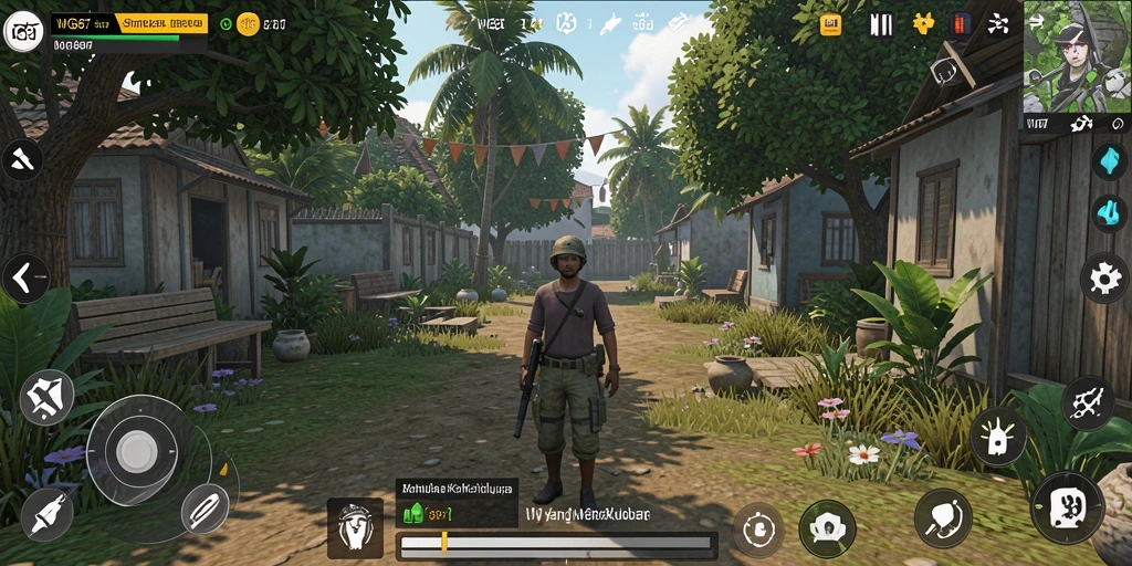 Tampilan gameplay WG87 yang menarik dalam simulasi kehidupan.